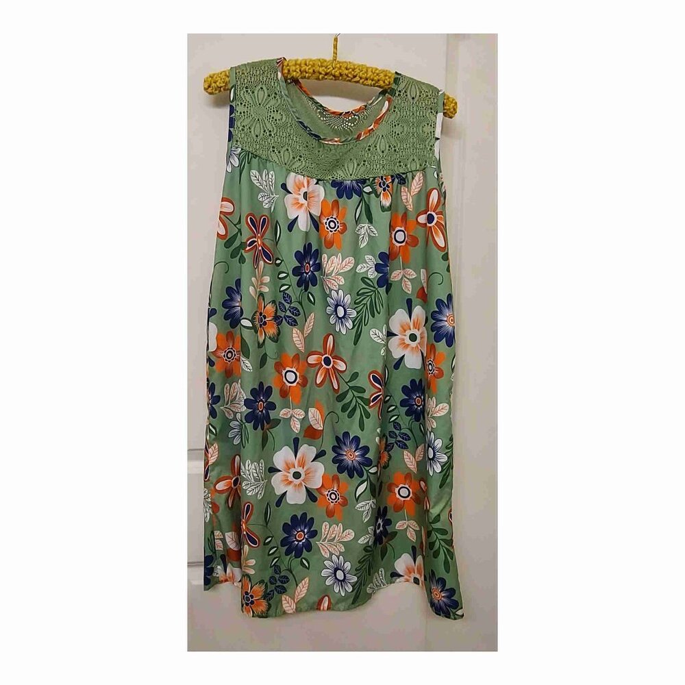 dress, no tag , Large , 95% polyester, girls or womans dress, summer dress
